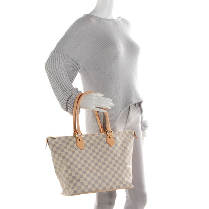 Louis Vuitton Damier Azur Saleya MM 2 of 7