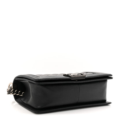 Chanel Caviar Quilted Medium Boy Flap Black 4 of 10