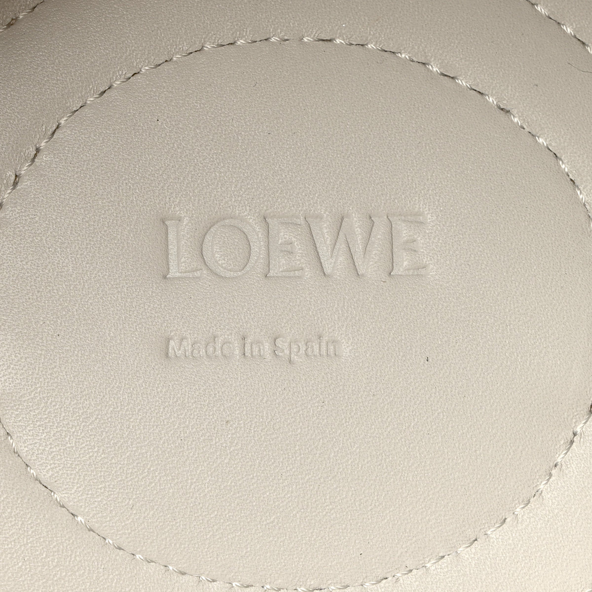 Loewe Shiny Nappa Calfskin Small Paseo Bag With Chain Soft White 6 of 9