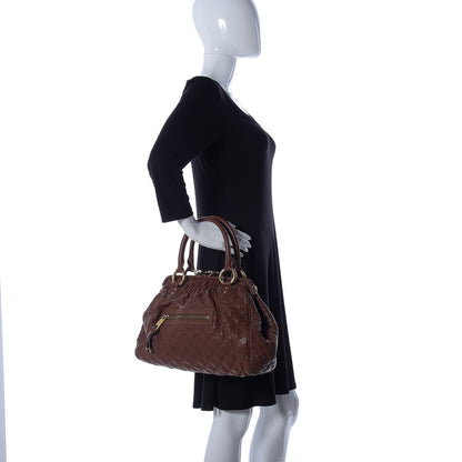 Marc Jacobs Calfskin Quilted Stam Brown 2 of 10