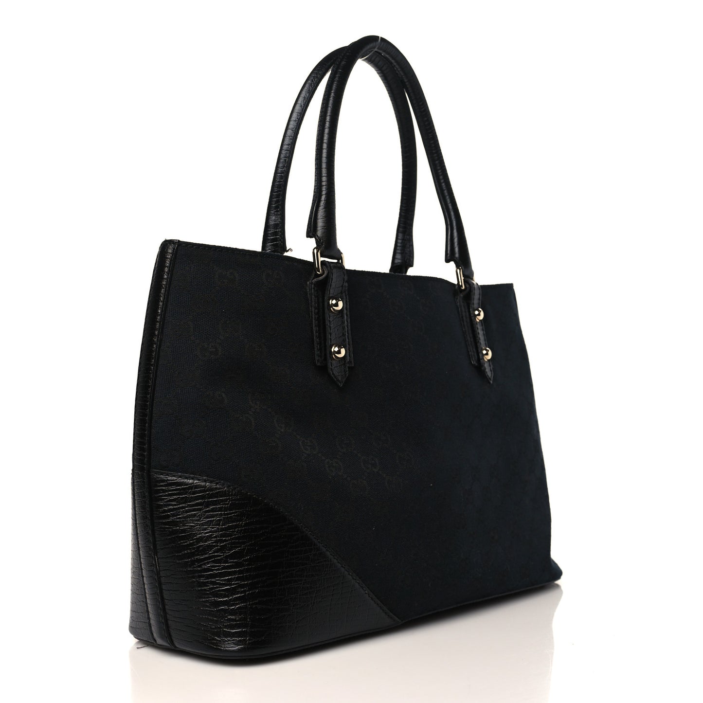 Monogram Medium Hasler Tote Black