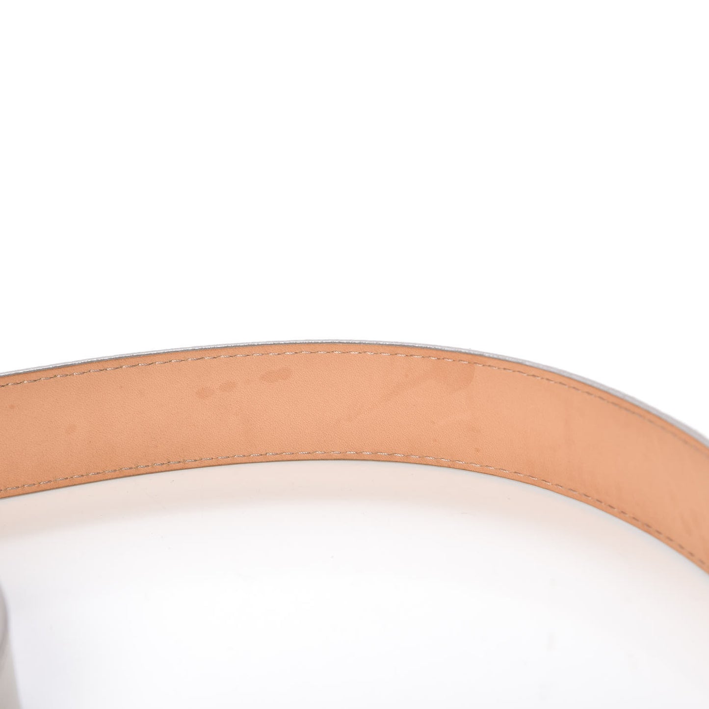 Epi 30mm LV Initiales Belt 85 34 Ivory