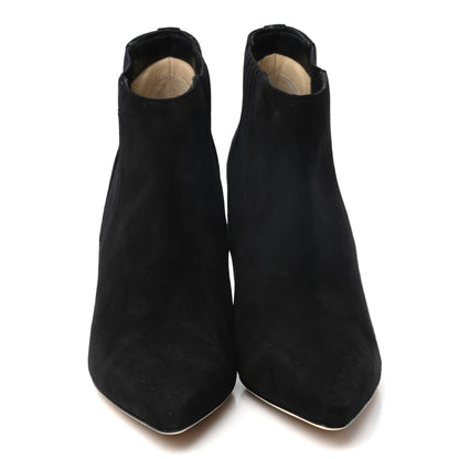 Jimmy Choo Suede Maiara 90 Ankle Boots 39.5 Black 2 of 9