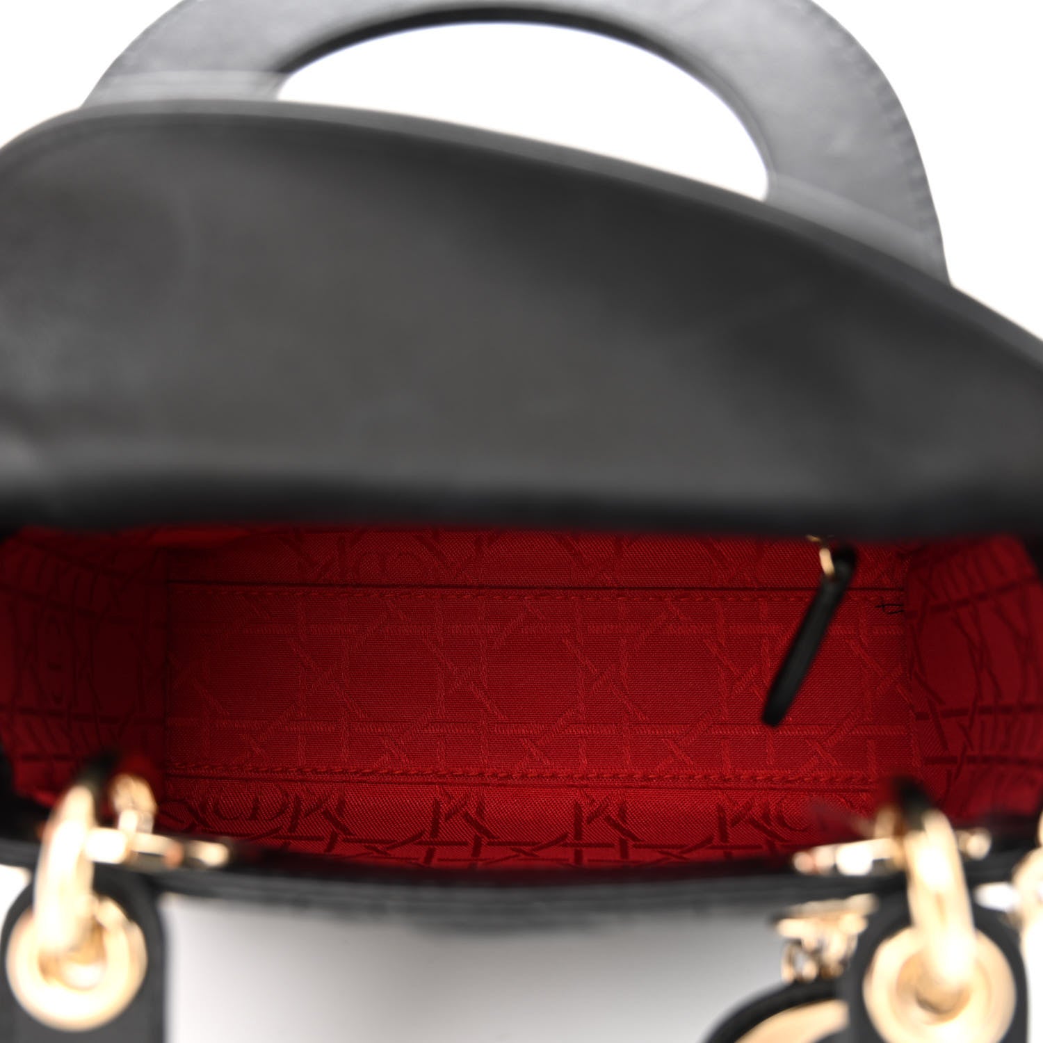 Christian Dior Lambskin Cannage Mini Lady Dior Black 5 of 13