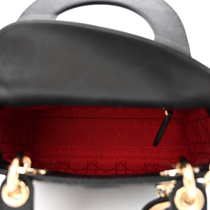 Christian Dior Lambskin Cannage Mini Lady Dior Black 5 of 13