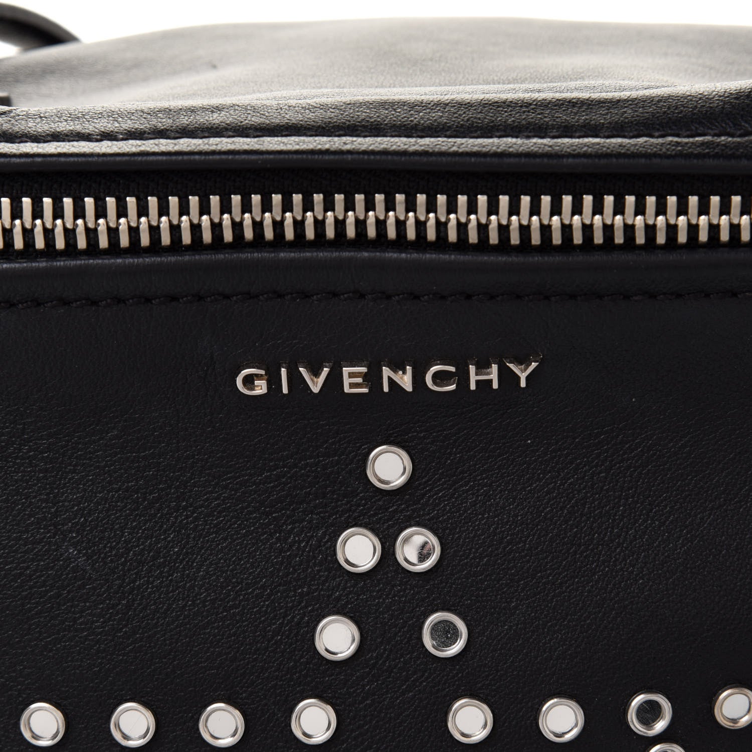 Givenchy Calfskin Small Studded Star Pandora Black 10 of 10