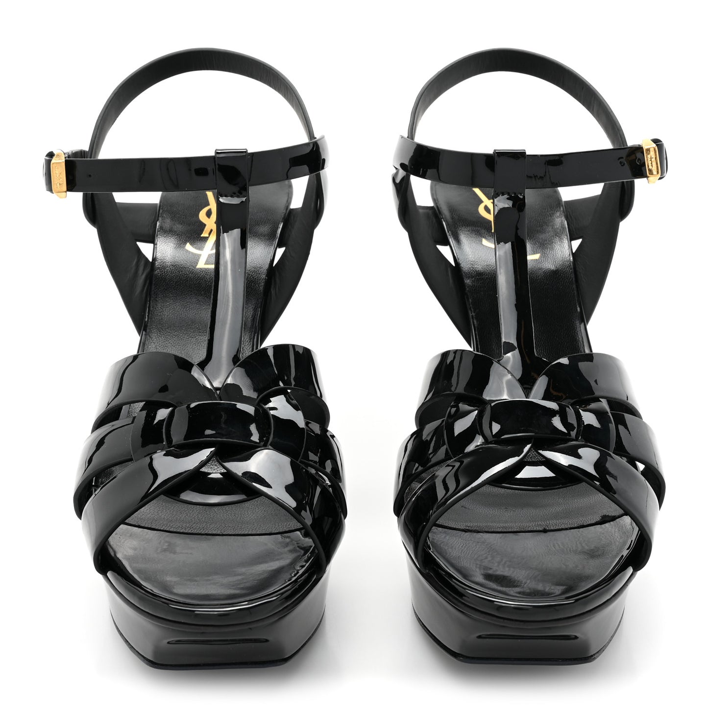 Patent Tribute 75 Platform Sandals 38 Black