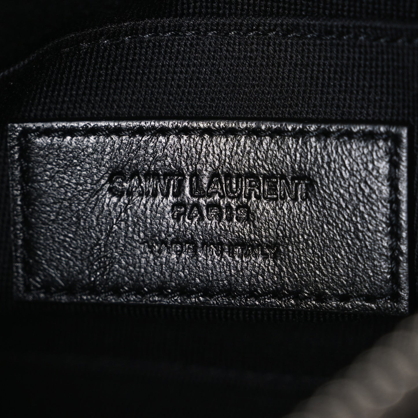 Grain De Poudre Zippered Pouch Black
