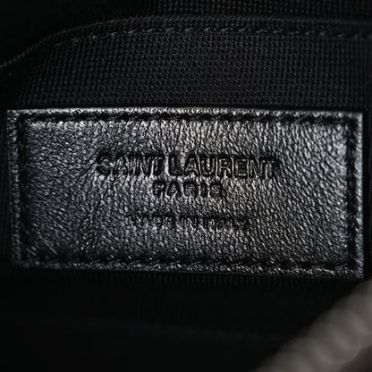 Saint Laurent Grain De Poudre Zippered Pouch Black 6 of 7