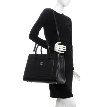 Chanel Grained Calfskin Medium Neo Executive Shopper Tote Black 2 of 7