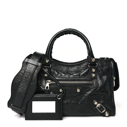 Balenciaga Agneau Giant 12 Silver Hardware Mini City Black 3 of 12