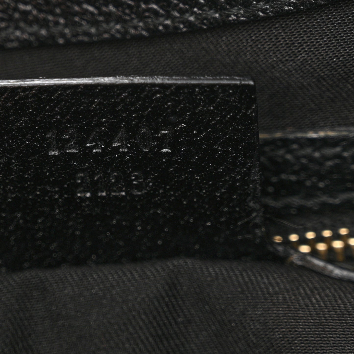 Monogram Calfskin Large Bardot Tote Black