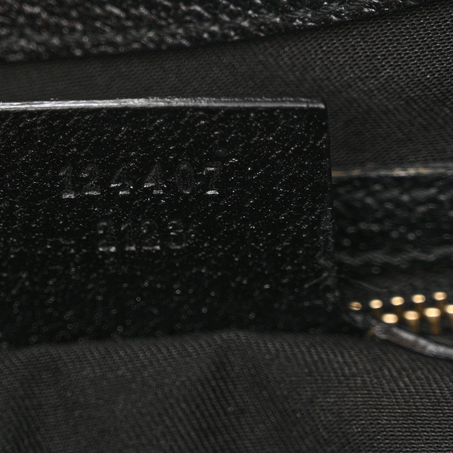 Gucci Monogram Calfskin Large Bardot Tote Black 7 of 13