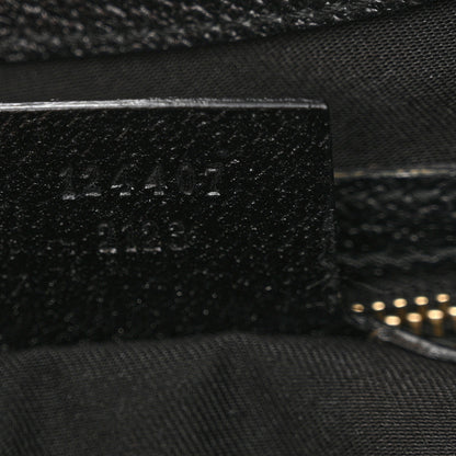Gucci Monogram Calfskin Large Bardot Tote Black 7 of 13