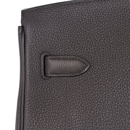 Hermes Togo Birkin 35 Etain 14 of 38