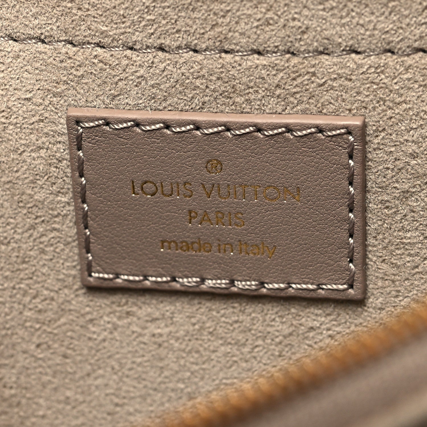 Louis Vuitton Calfskin LV New Wave Chain Bag Taupe 6 of 9