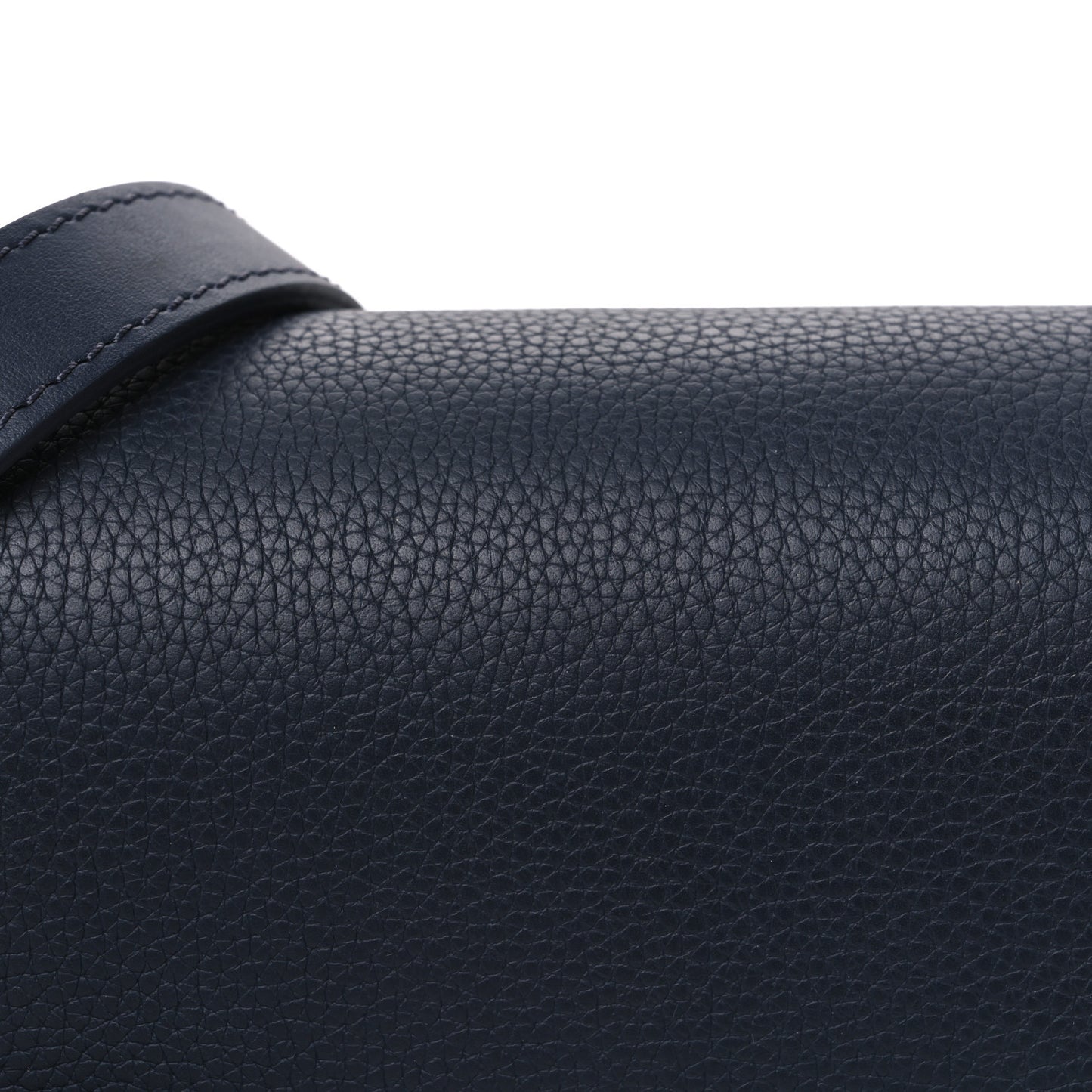 Calfskin Aerogram Fastline Wearable Wallet Navy Blue
