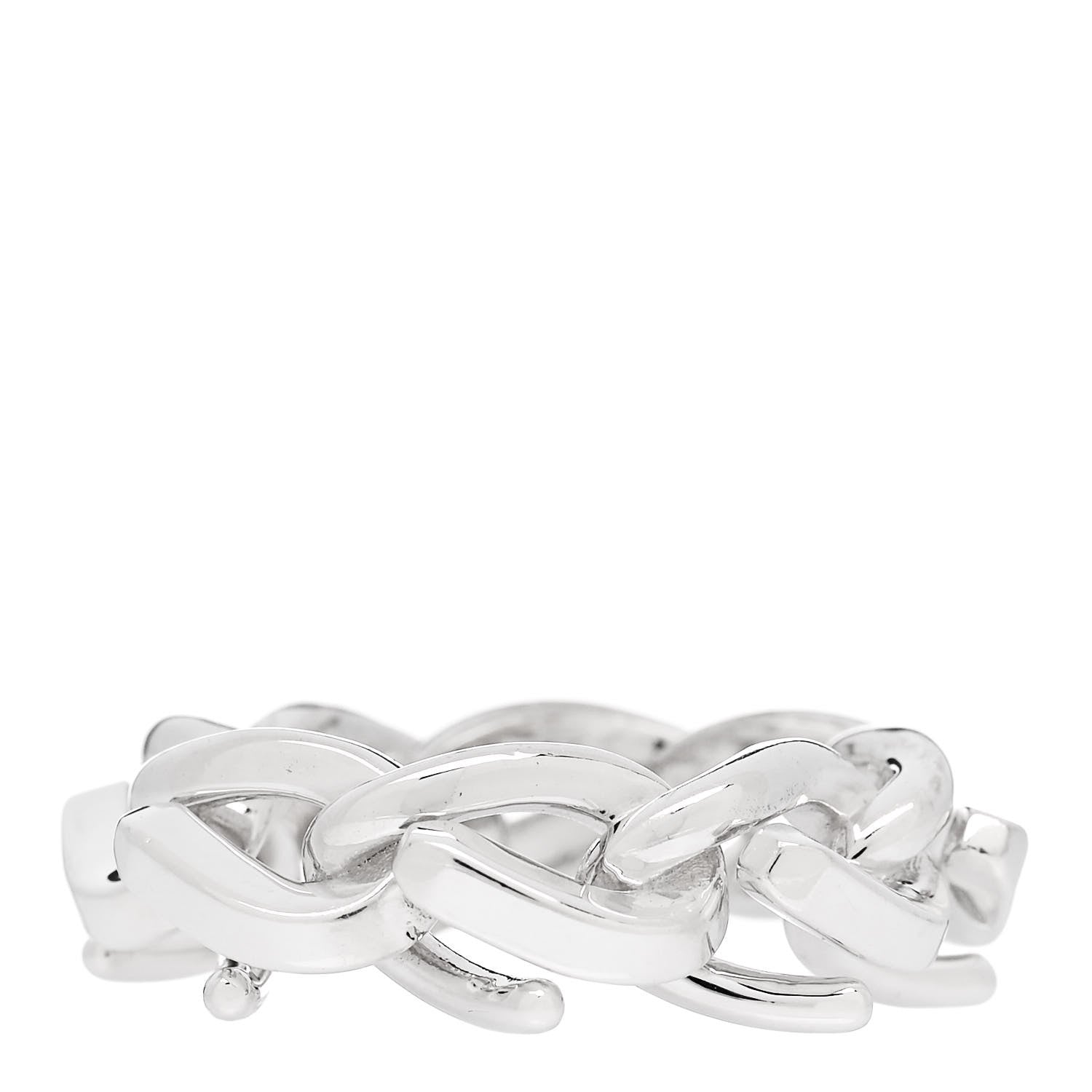 Tiffany Sterling Silver Forge Link Ring 52 6 3 of 4