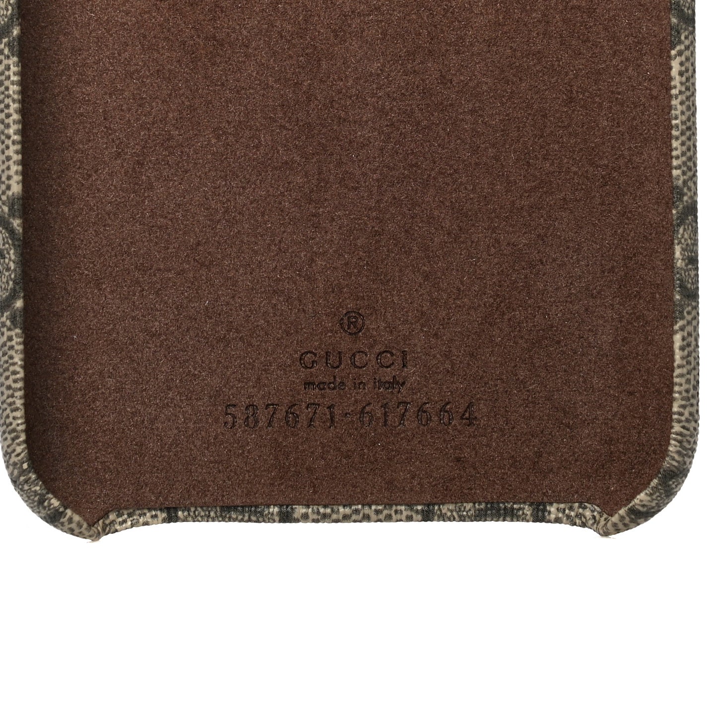 GG Supreme Monogram Ophidia iPhone XS Max Case