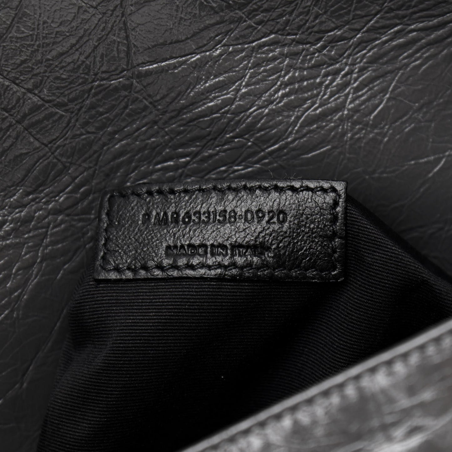 Crinkled Calfskin Matelasse Monogram Medium Niki Chain Satchel Storm