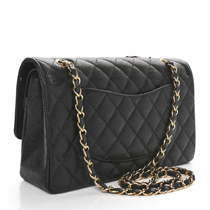 Chanel Caviar Quilted Medium Double Flap Black 3 of 10