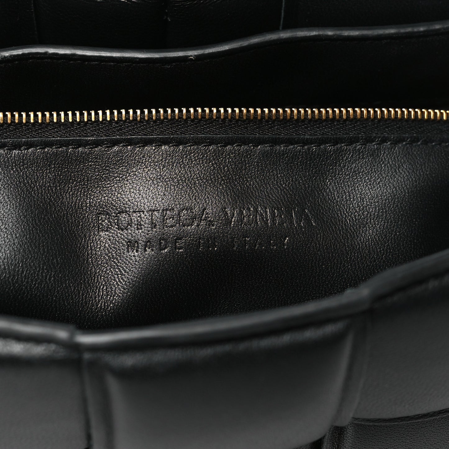 Lambskin Maxi Intreccio Padded Chain Cassette Crossbody Bag Black