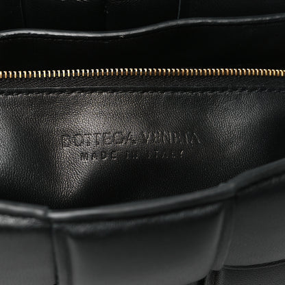 Bottega Veneta Lambskin Maxi Intreccio Padded Chain Cassette Crossbody Bag Black 6 of 10
