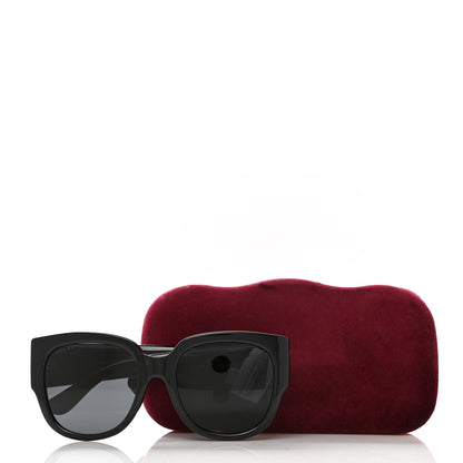 Gucci Acetate Square Frame Sunglasses GG0142SA Black 8 of 8