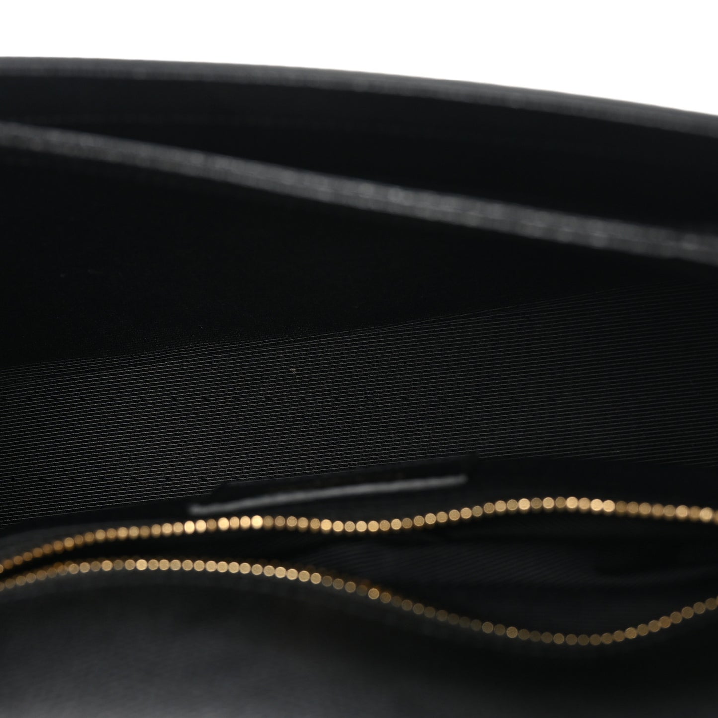 Textured Calfskin Medium Classic Monogram Universite Bag Black