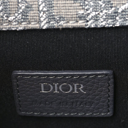 Christian Dior Oblique Grained Calfskin Mini Gallop Bag With Strap Grey 5 of 8