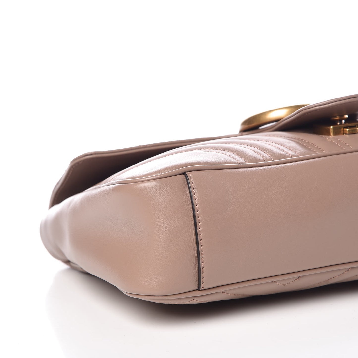 Calfskin Matelasse Medium GG Marmont Shoulder Bag Porcelain Rose