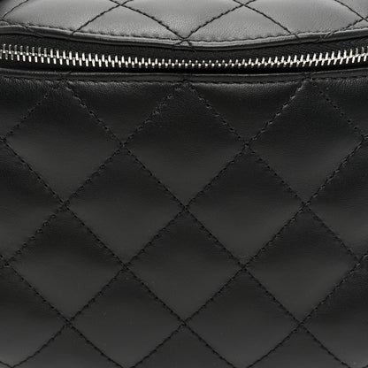 Chanel Lambskin Quilted Waist Belt Bag Black 8 of 10