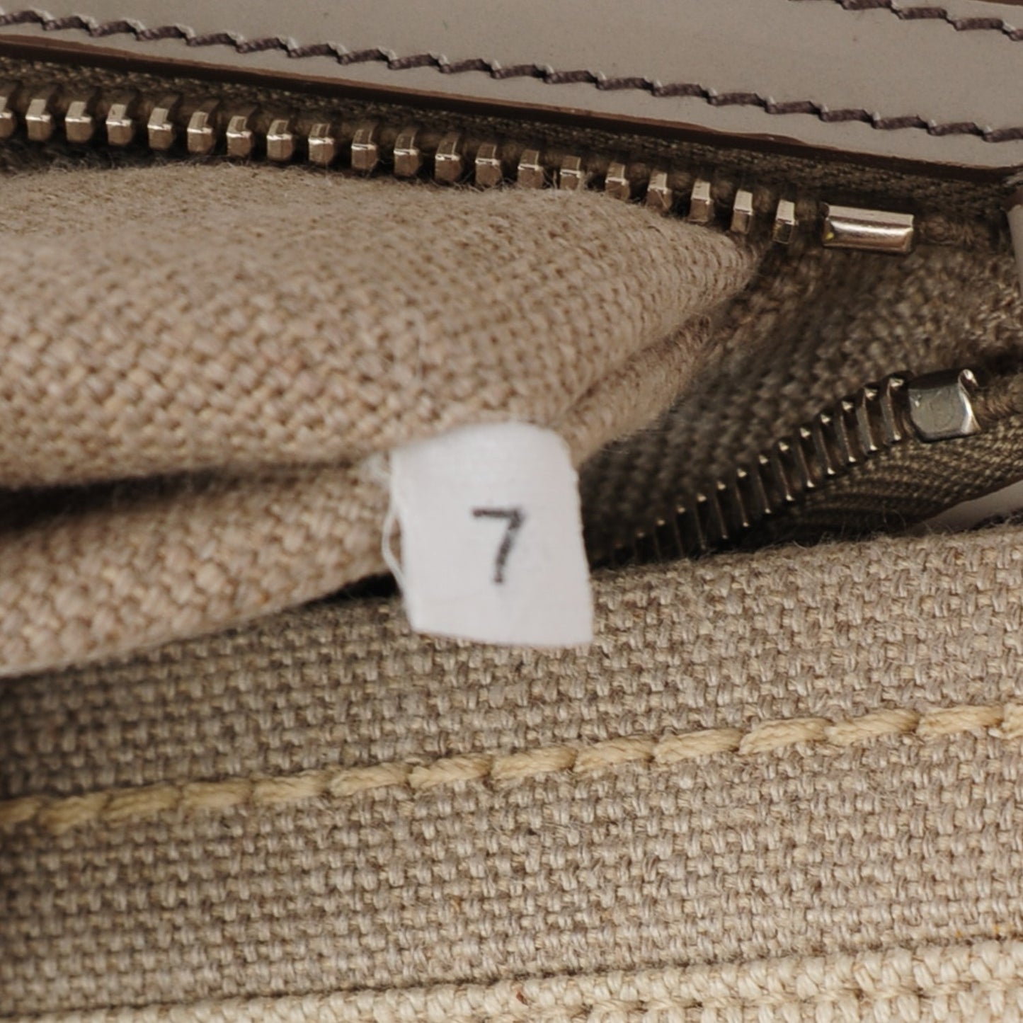 Canvas Plexiglass Crystal Cluster Tote Fume