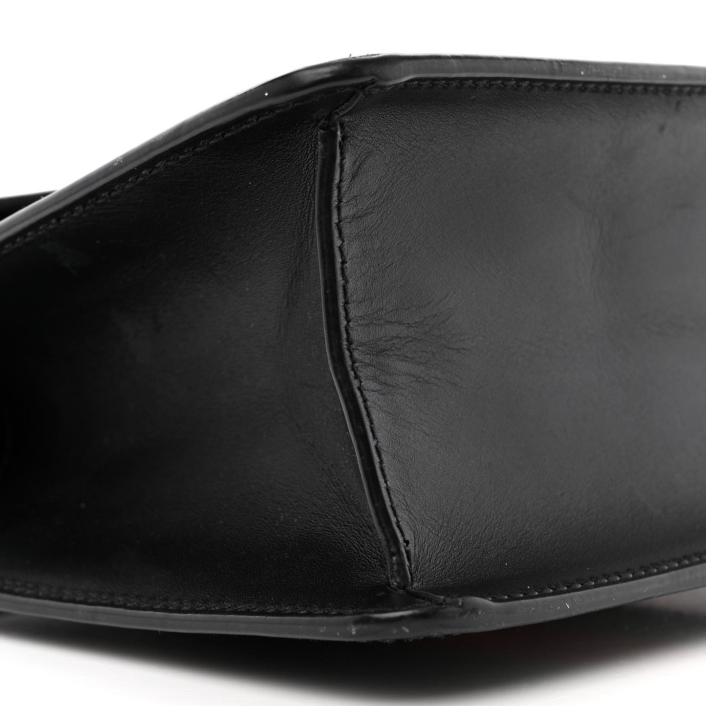 Calfskin Mini Sylvie Top Handle Bag Black