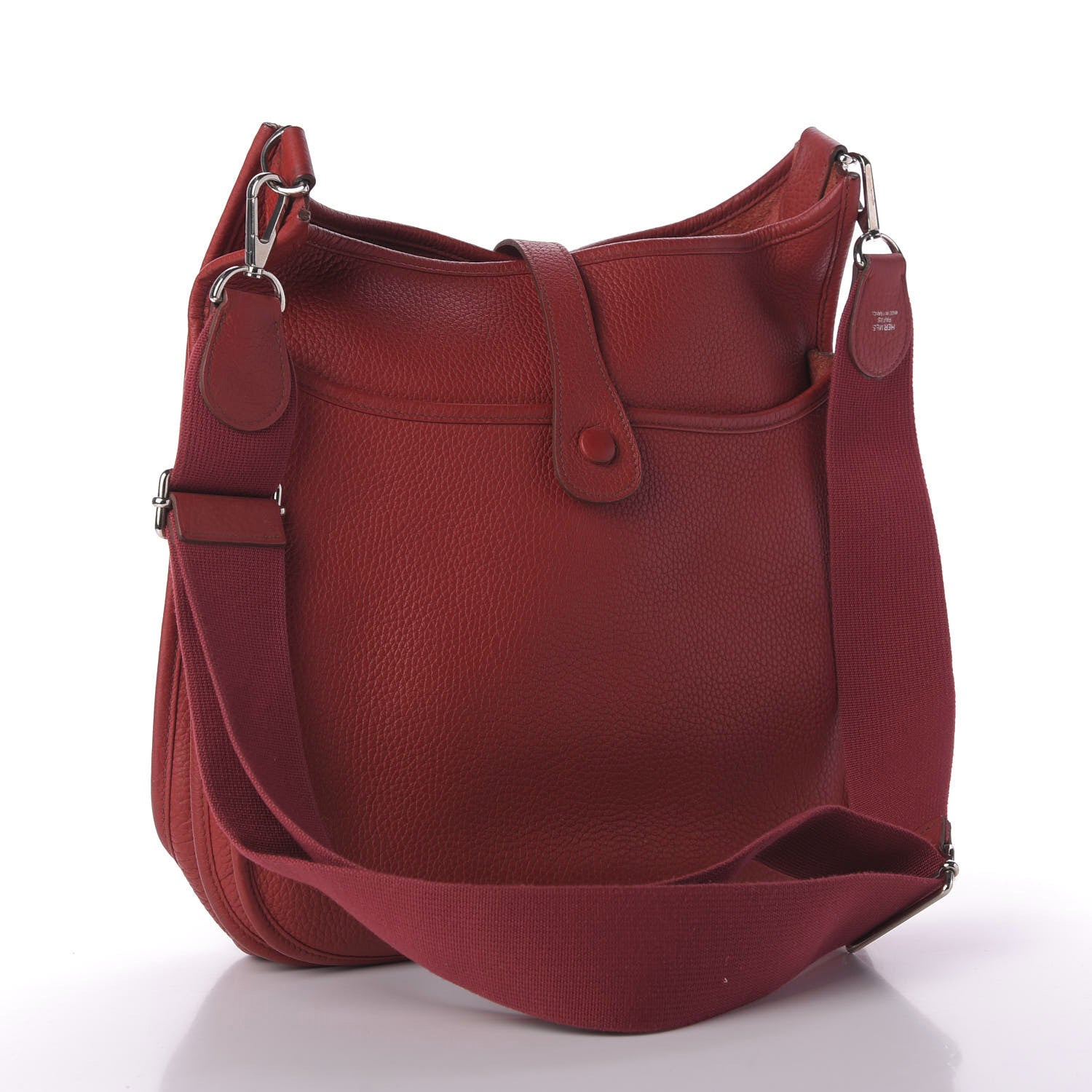 Hermes Togo Evelyne III GM Rouge Garance 3 of 8