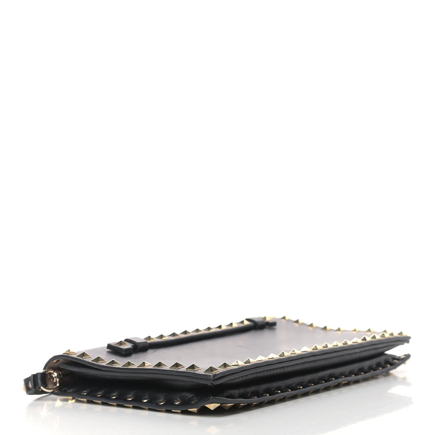 Valentino Garavani Nappa Rockstud Wristlet Clutch Black 4 of 11