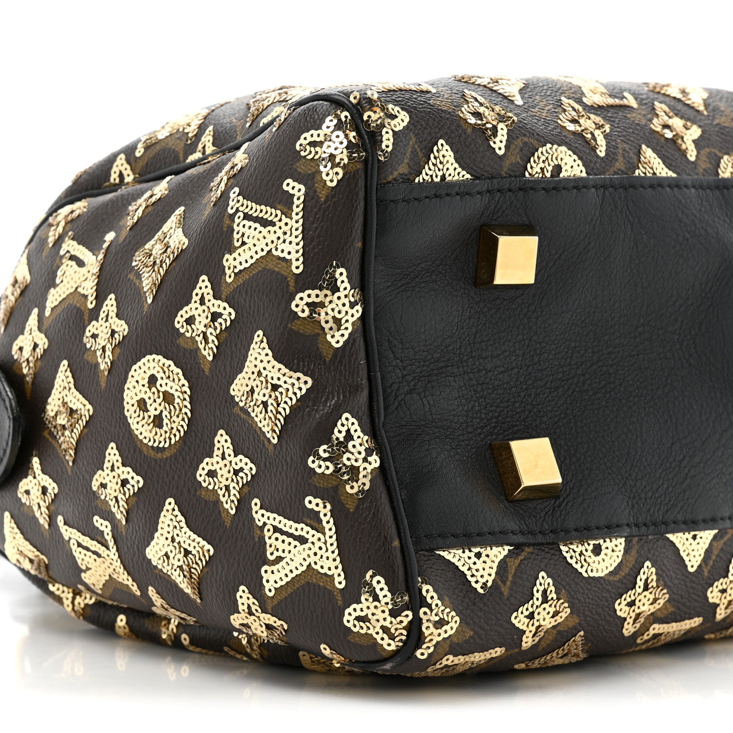 Louis Vuitton Monogram Sequins Eclipse Speedy 28 Gold 9 of 13