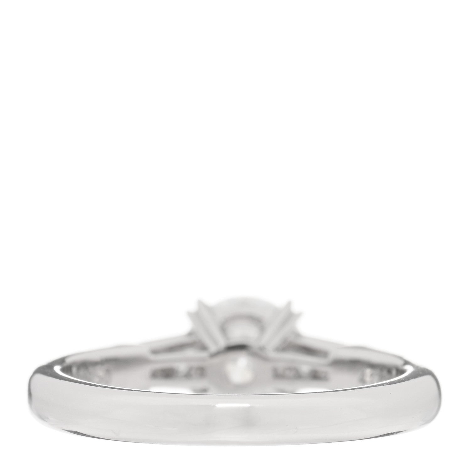 Harry Winston Platinum Diamond .74ct Tryst Engagement Ring 46 3.75 3 of 4