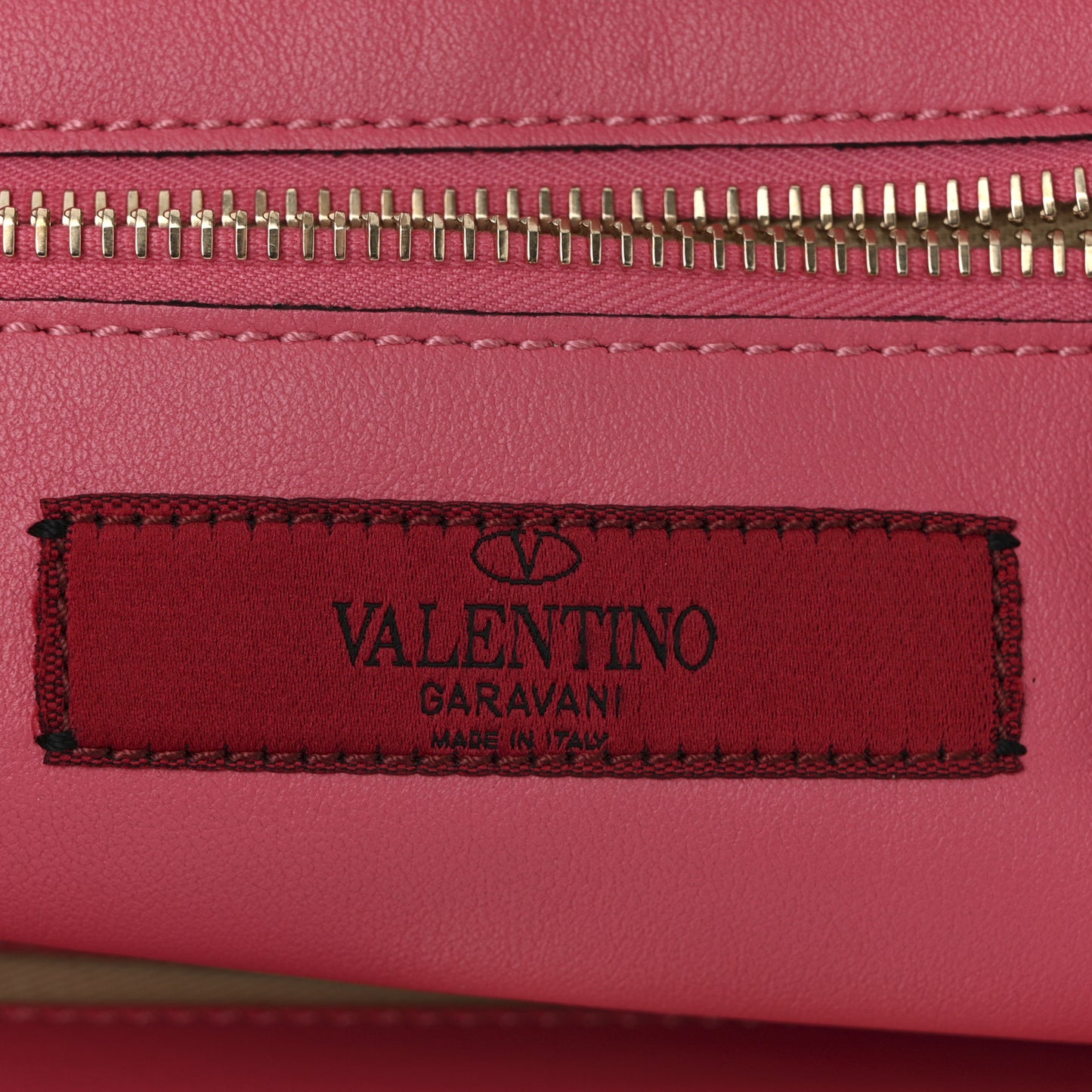 Vitello Small Rockstud Tote Fuxia Fluo