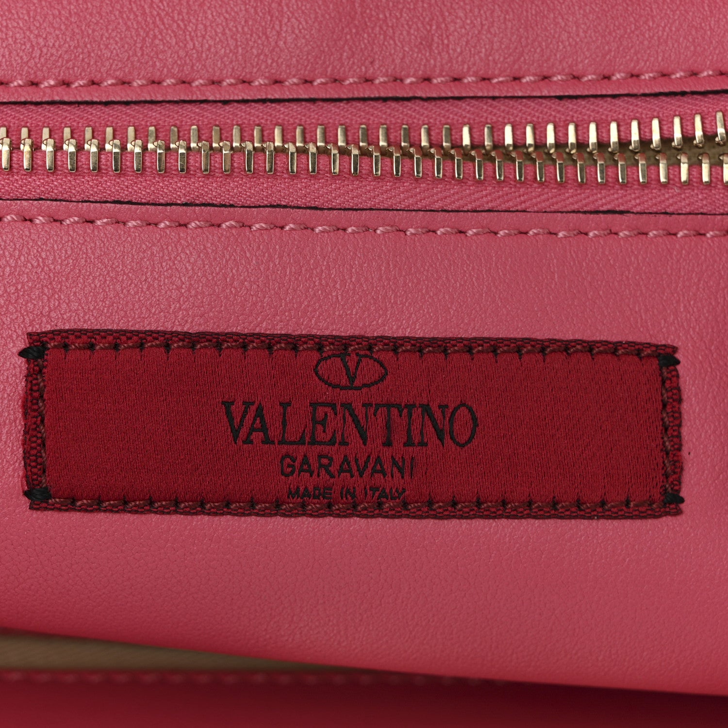 Valentino Garavani Vitello Small Rockstud Tote Fuxia Fluo 6 of 10