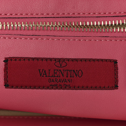 Valentino Garavani Vitello Small Rockstud Tote Fuxia Fluo 6 of 10