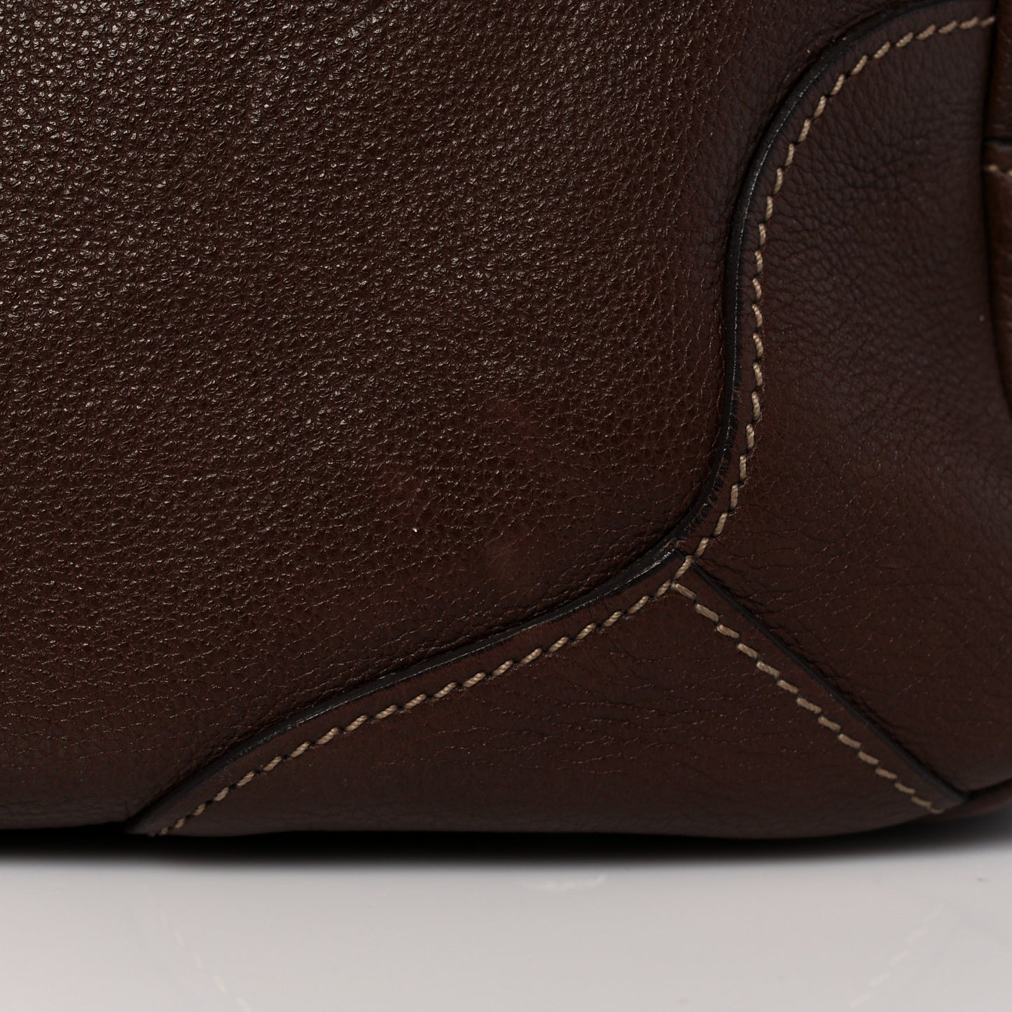 Vitello Daino Side Pocket Hobo Bruciato