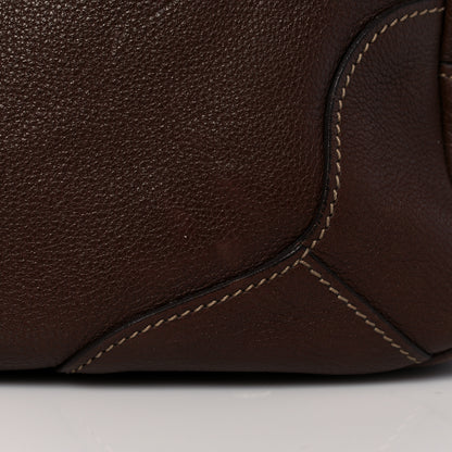 Prada Vitello Daino Side Pocket Hobo Bruciato 12 of 20