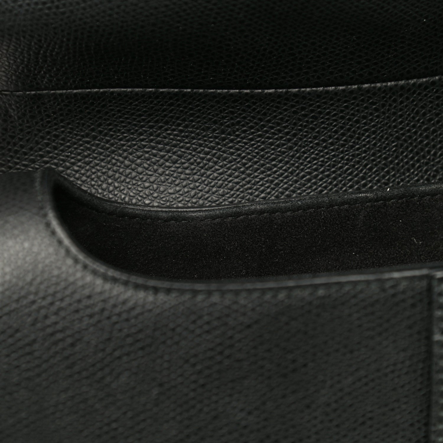 Christian Dior Grained Calfskin Saddle Bag Black 13 of 14