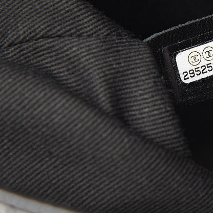 Chanel Caviar Chevron Quilted Mini Coco Handle Flap So Black 6 of 10