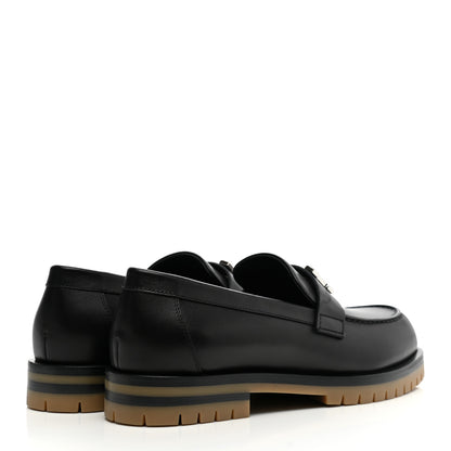 Hermes Calfskin Womens Faubourg Loafers 36 Black 4 of 9