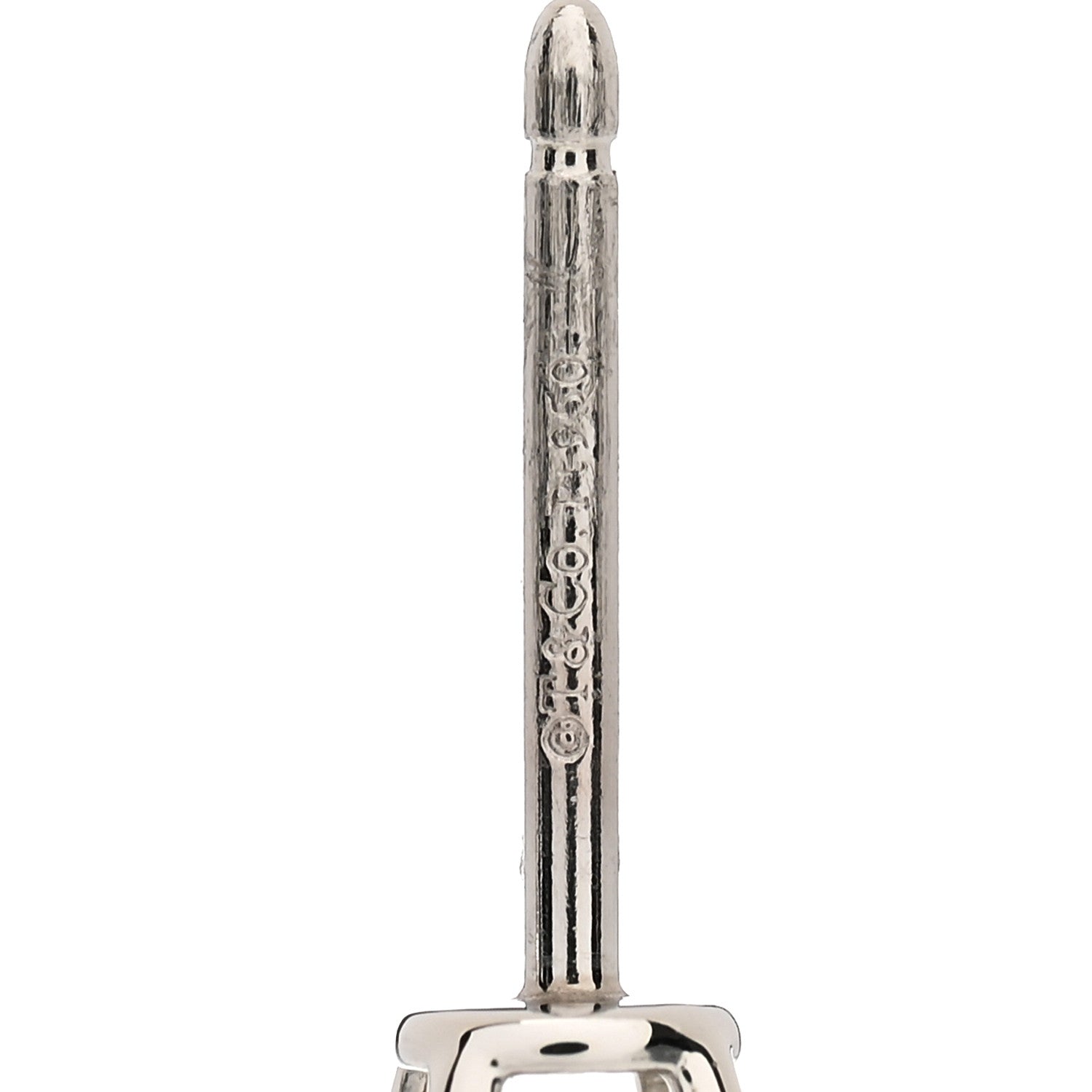 Tiffany Platinum Diamond .36ctw Solitaire Earrings 4 of 4