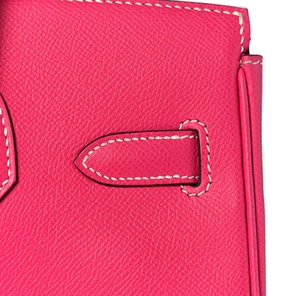 Hermes Epsom Birkin 30 Rose Tyrien 13 of 37