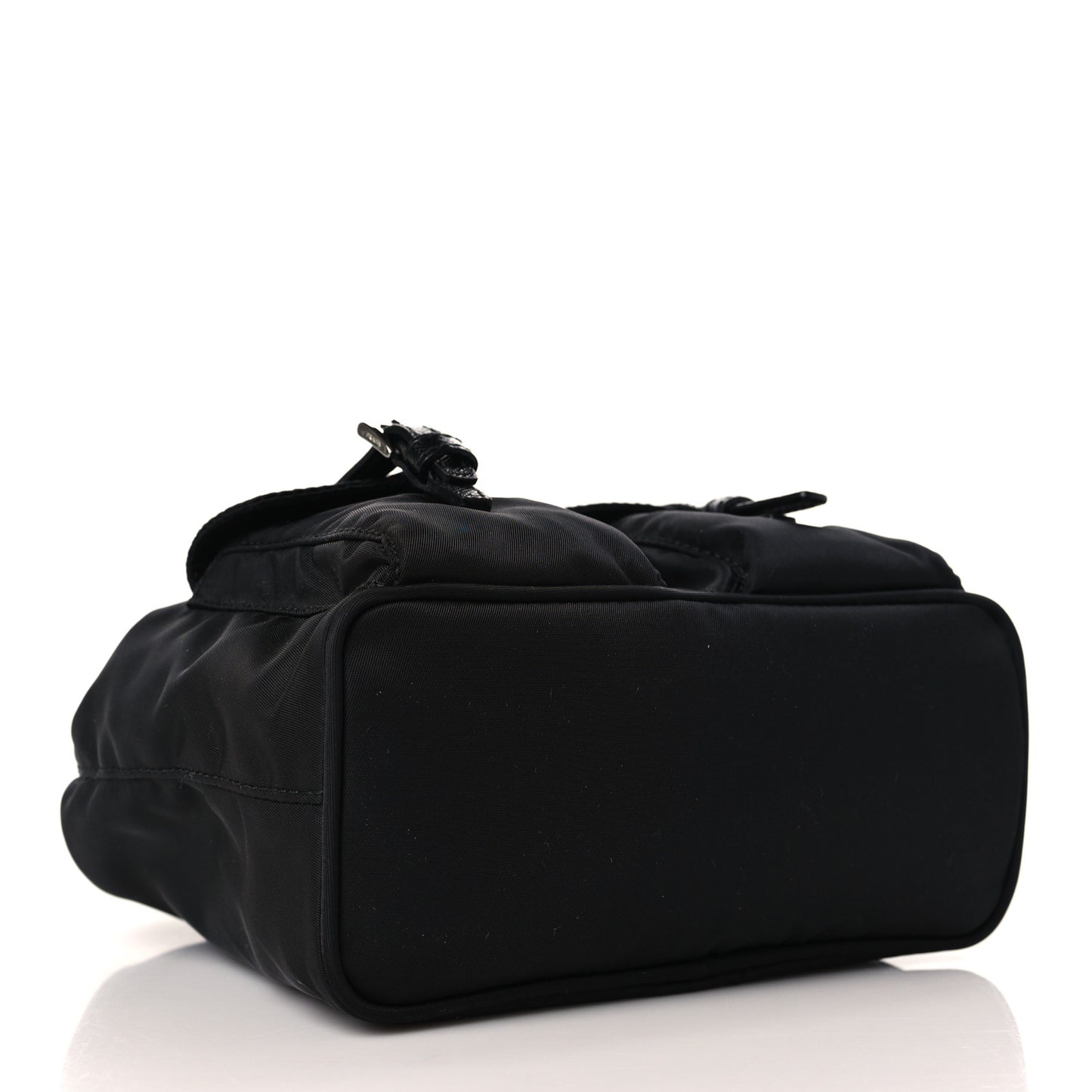 Nylon Vela Mini Crossbody Backpack Black