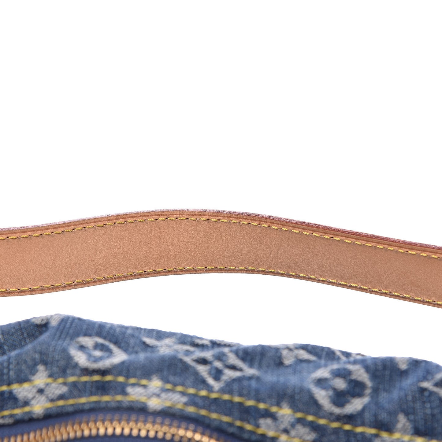 Monogram Denim Baggy PM Blue